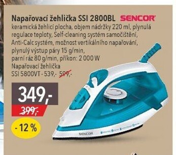 Napařovací žehlička Sencor SSI 2800