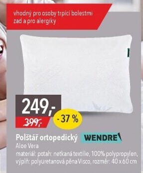 Ortopedický polštář Wendre
