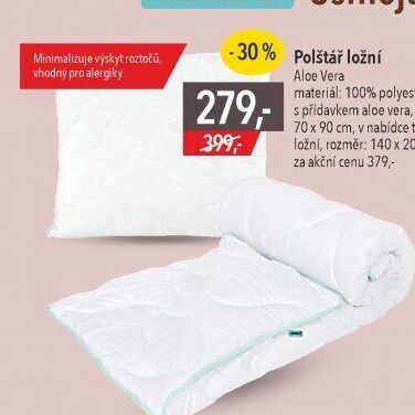 Polštář Aloe vera Wendre