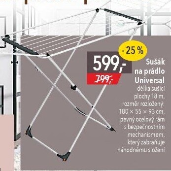 Sušák na prádlo Universal Vileda