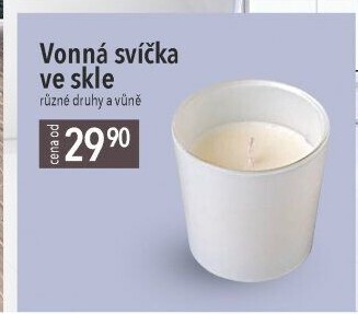 Svíčky ve skle