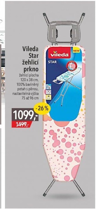 Žehlicí prkno Vileda Star