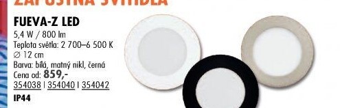 LED zápustné svítidlo Fueva-Z Eglo