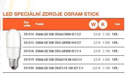 LED žárovka Osram