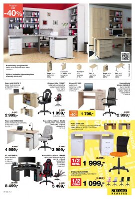 akční leták Sconto nábytek 23.9.2022-13.10.2022
