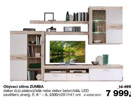 Obývací stěna Zumba