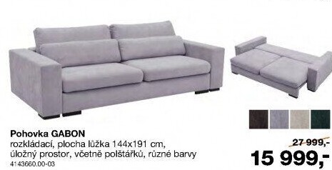 Pohovka Gabon