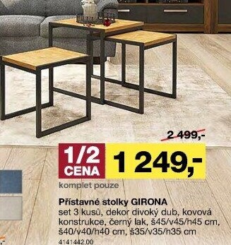 Přístavné stolky Girona