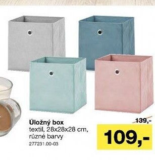 Úložný textilní box