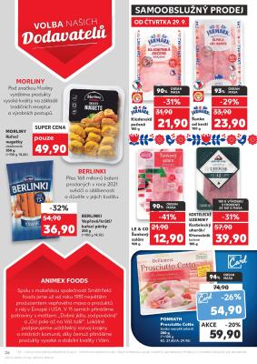 akční leták Kaufland 29.9.2022-4.10.2022