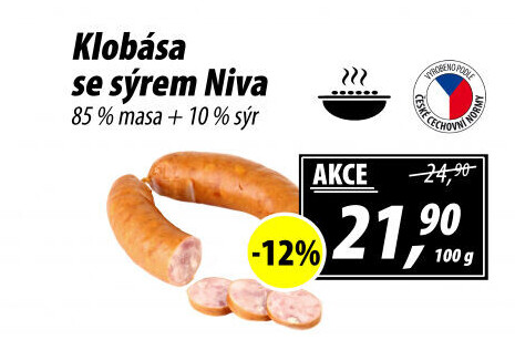 Klobása s nivou