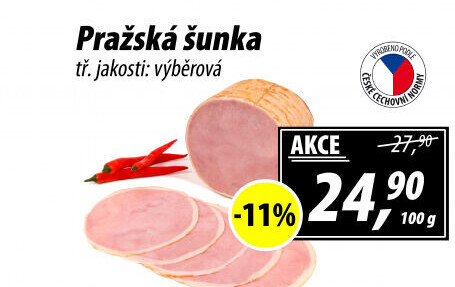 Pražská šunka výběrová