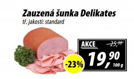 Šunka zauzená delikates standard