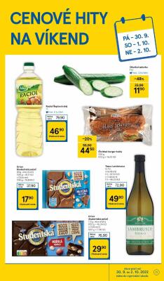 akční leták Tesco 29.9.2022-4.10.2022