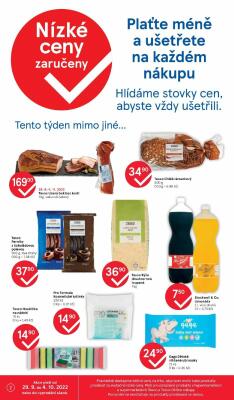 akční leták Tesco 29.9.2022-4.10.2022