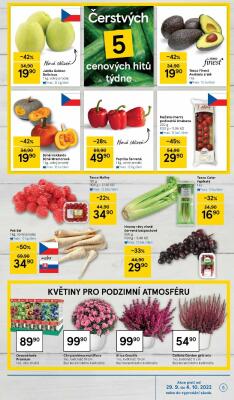 akční leták Tesco 29.9.2022-4.10.2022