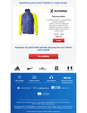 akční leták Sportisimo 22.9.2022-27.9.2022