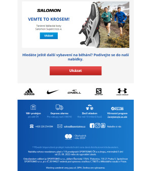 akční leták Sportisimo 25.9.2022-30.9.2022