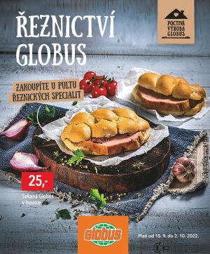 akční leták Globus 15.9.2022-2.10.2022