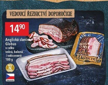 Anglická slanina Globus