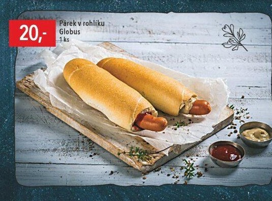 Párek v rohlíku Globus