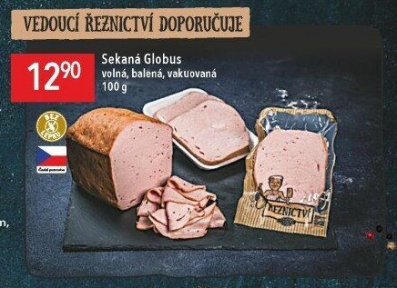 Sekaná masová Globus