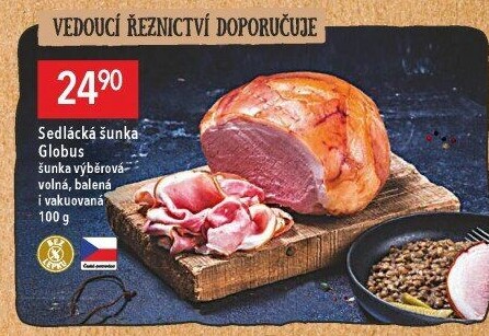 Šunka sedlácká výběrová Globus