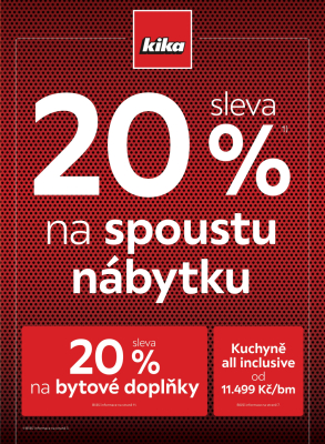 akční leták Kika nábytek 26.9.2022-9.10.2022