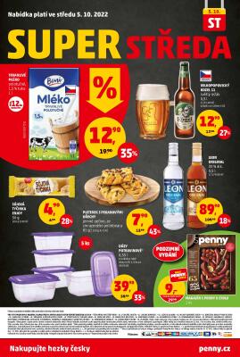 akční leták Penny Market 29.9.2022-5.10.2022
