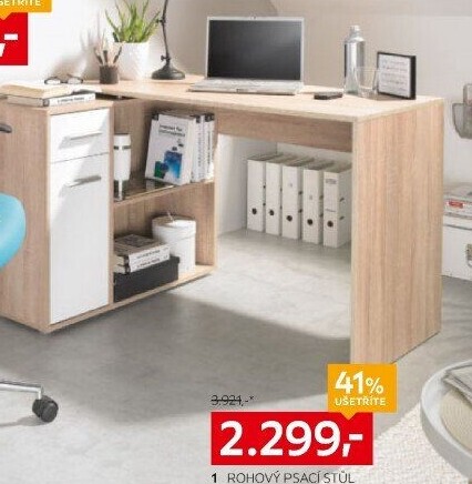 ROHOVÝ PSACÍ STŮL