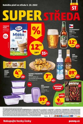 akční leták Penny Market 29.9.2022-5.10.2022
