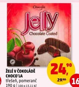 Bonboniera ovocné želé v čokoládě Choco'