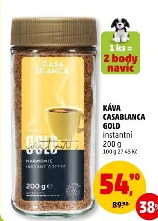 Instantní káva Casablanca Gold