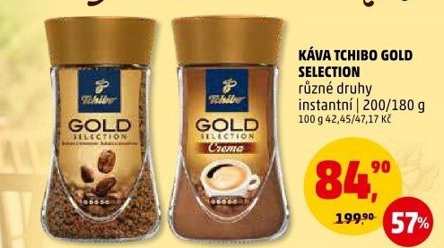 Instantní káva Tchibo Gold Selection