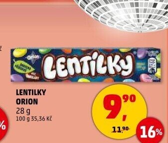 Lentilky Orion