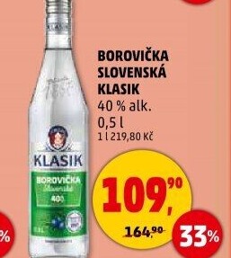 Pálenka Borovička slovenská Klasik St. Nicolaus
