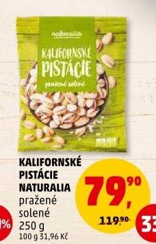 Pražené pistácie kalifornské Naturalia