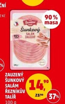 Salám šunkový zauzený Řezníkův talíř