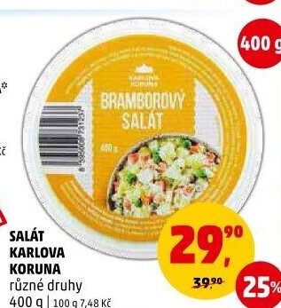 Saláty Karlova Koruna
