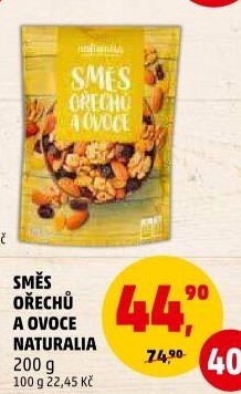 Směs sušeného ovoce a ořechů Naturalia