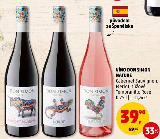 Víno Cabernet Sauvignon Don Simon