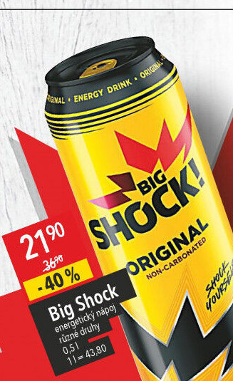 Energetický nápoj Big Shock