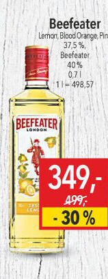 Gin Zesty Lemon Beefeater