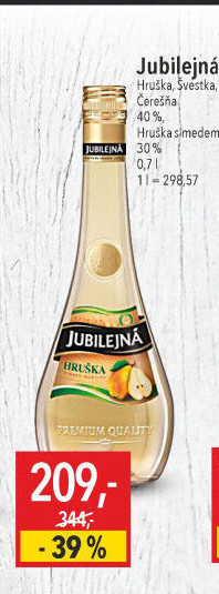 Pálenka Hruška Jubilejná St. Nicolaus