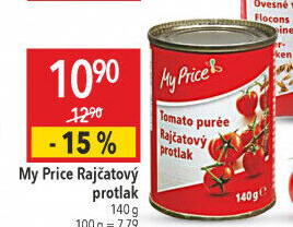 Rajčatový protlak My Price