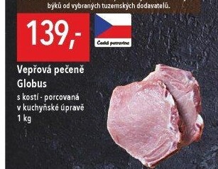 Vepřová pečeně s kostí Globus