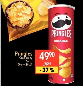 Chipsy Pringles - tubus