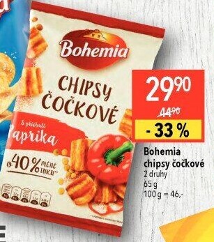 Čočkové chipsy Bohemia Chips