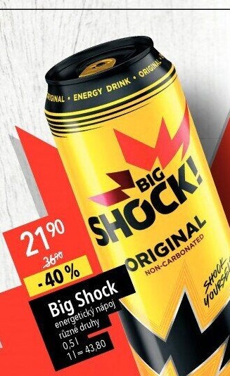 Energetický nápoj Big Shock