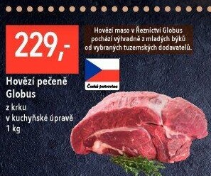 Hovězí pečeně z krku Globus